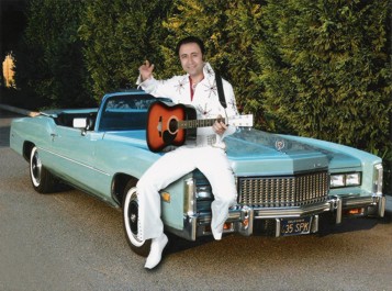 Elvis on Cadillac