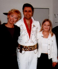 Baerbel Schaefer und Elvis Presley Imitator Nevrez