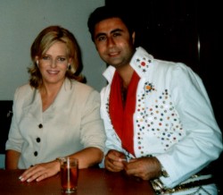 Eva Hermann und Elvis Presley Imitator Nevrez