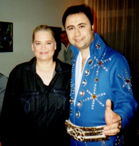 Hella von Sinnen und Elvis Imitator Nevrez