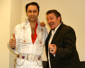 Michael Koslar und Elvis Presley Imitator Nevrez